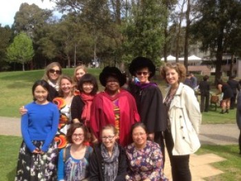 The graduation of Dr. Vera Williams Tetteh was one of the 2015 highlights here a Language-on-the-Move headquarters at Macquarie University